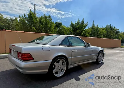 2001 Mercedes-Benz Sl 500 из США, поврежденный, VIN WDBFA68F21F195597